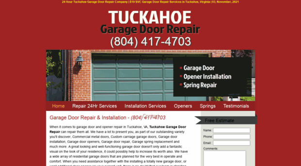 garagedoorrepairtuckahoeva.com