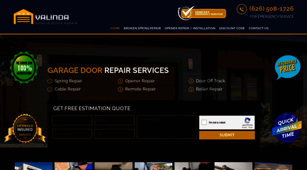 garagedoorrepairvalindaca.com