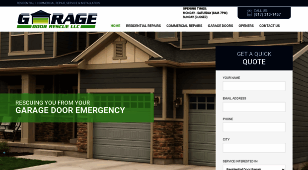 garagedoorrescuellc.com