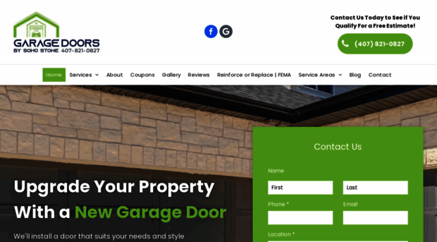 garagedoorsbysohostone.com