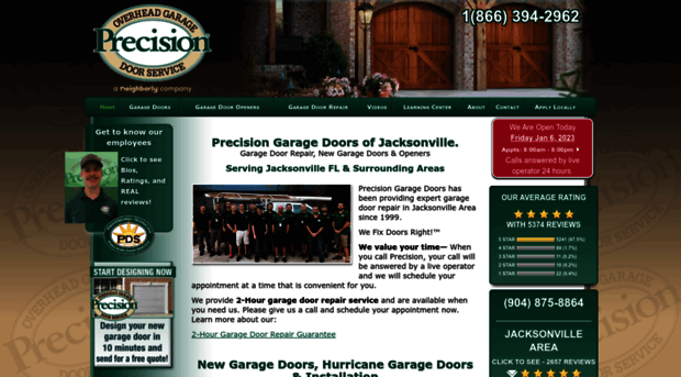 garagedoorsjacksonvillefl.com