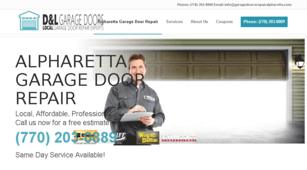 garagedoorsrepairalpharetta.com