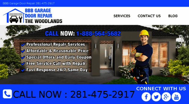 garagedoorsrepairthewoodlandstx.com