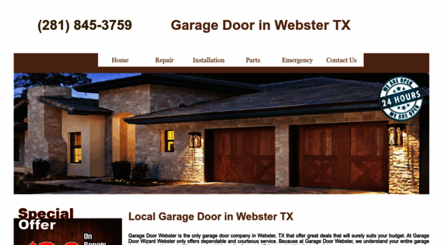 garagedoorwebster.com