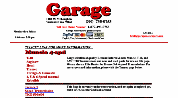 garagemotorsports.com