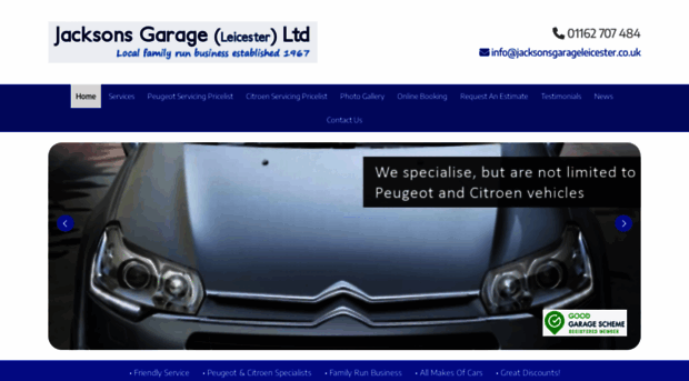 garageservicesleicester.com