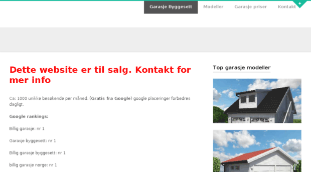 garasjebyggesett.com