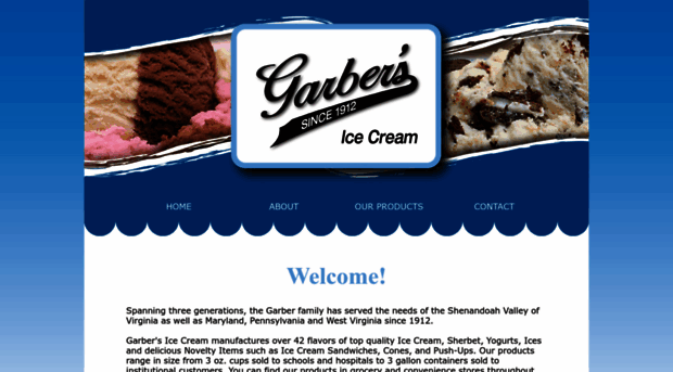 garbersicecream.com