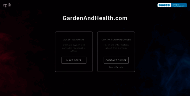 gardenandhealth.com