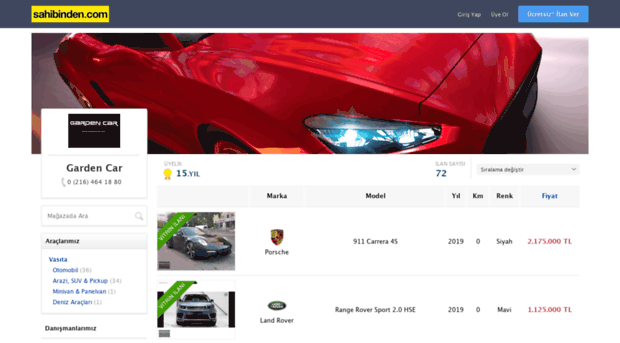 gardencar.sahibinden.com