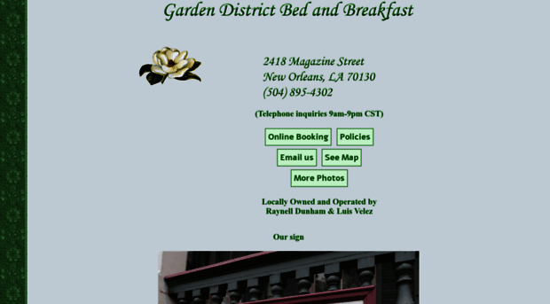 gardendistrictbedandbreakfast.com