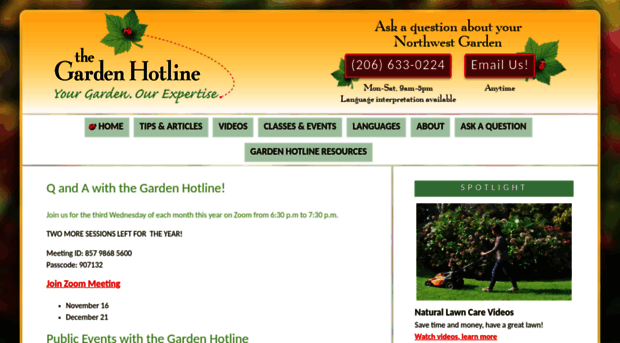 gardenhotline.org