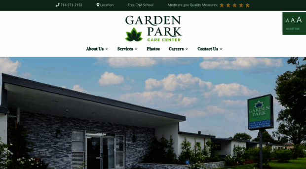 gardenparkcarecenter.com