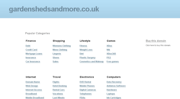 gardenshedsandmore.co.uk