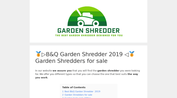 gardenshredder.net