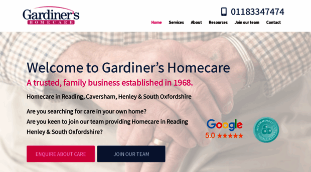 gardinershomecare.co.uk