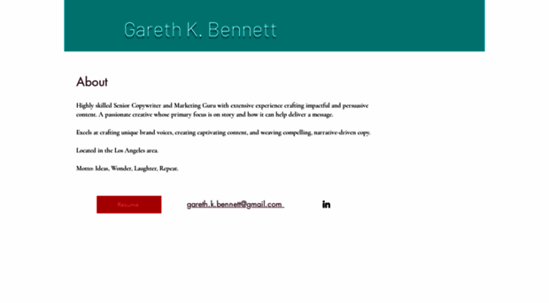 garethkbennett.com