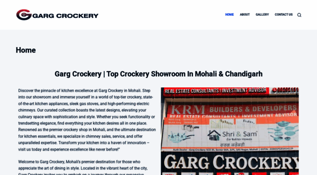 gargcrockeryaerocity.com