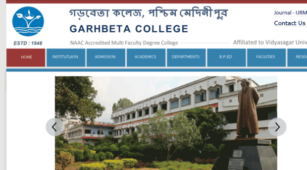 garhbetacollege.com