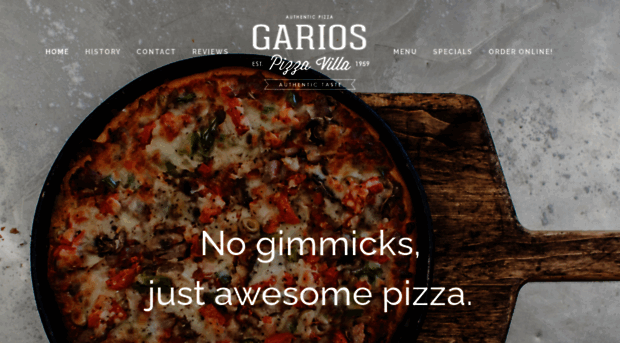 gariospizzavilla.com