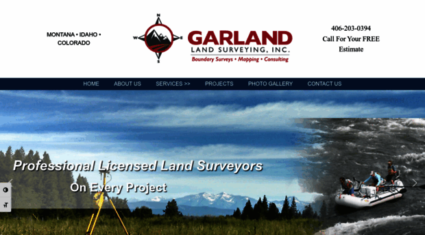 garlandlandsurveying.com