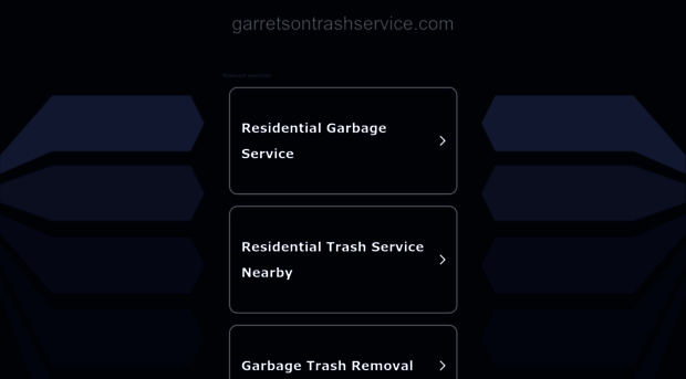 garretsontrashservice.com