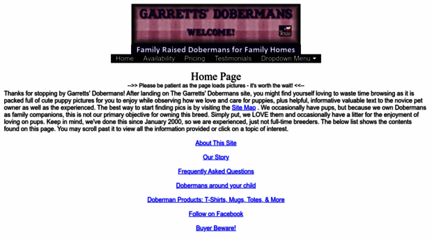 garrettsdobermans.com
