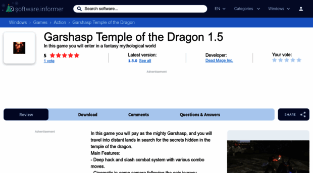 garshasp-temple-of-the-dragon.software.informer.com