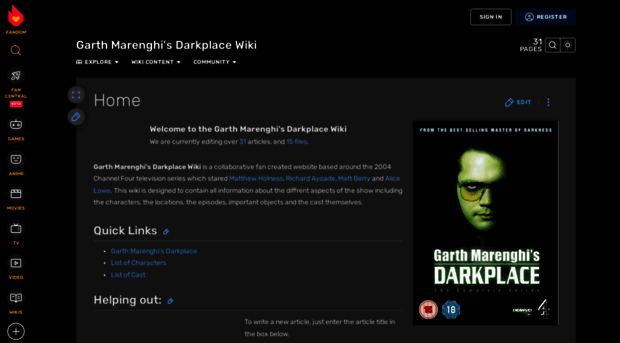 garthmarenghisdarkplace.wikia.com