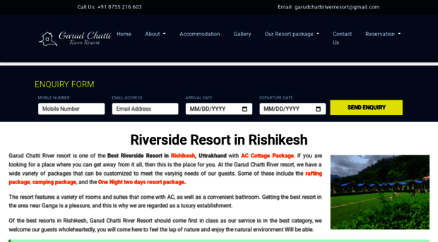 garudchattiriverresort.com