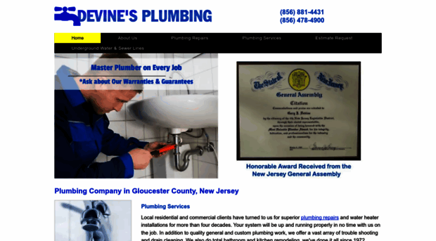 garydevineplumbing.com