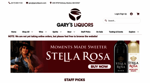 garysliquors.com