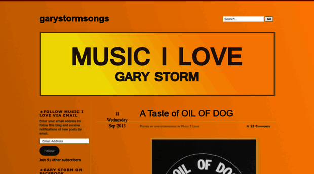 garystormsongs.com