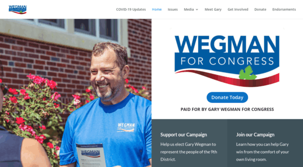 garywegmanforcongress.com