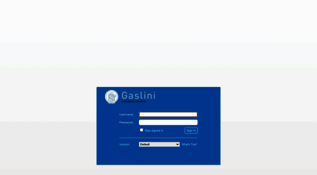 gaslinimail.gaslini.org