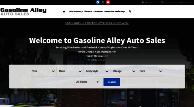 gasolinealleycars.com