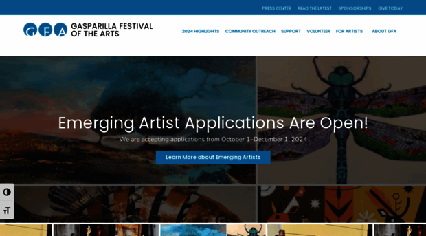 gasparillaarts.com