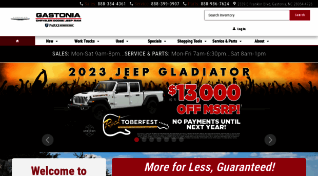 gastoniadodgechryslerjeepram.com