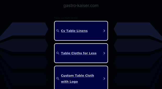 gastro-kaiser.com