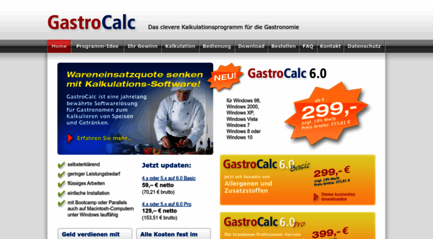 gastrocalc.de