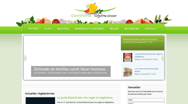 gastronomie-vegetarienne.com