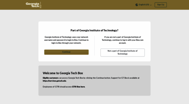 gatech.app.box.com - Box | Login - Gatech App Box