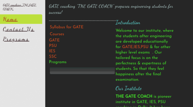 gatecoachingthegatecoach.yolasite.com