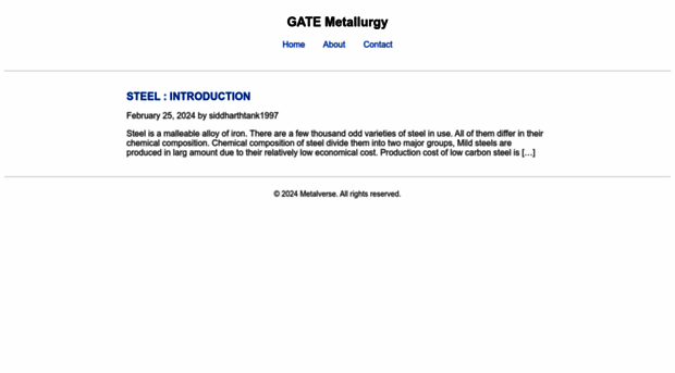 gatemetallurgy.in