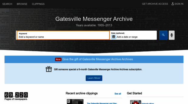 gatesvillemessenger.newspapers.com