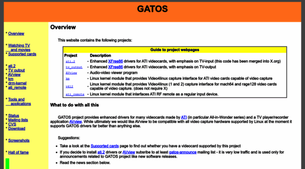 gatos.sourceforge.net