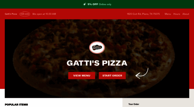 gattispizzaplano.com