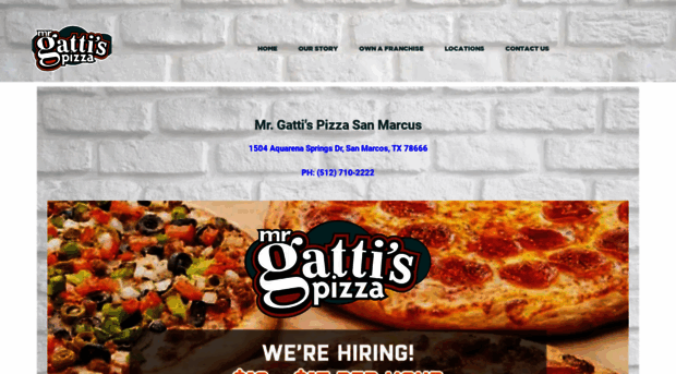 gattispizzasanmarcos.com