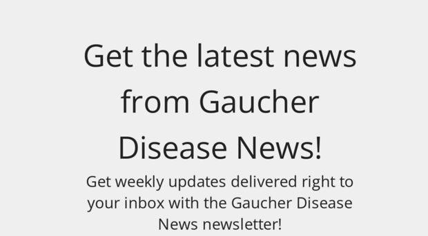 gaucherdiseasenews.com