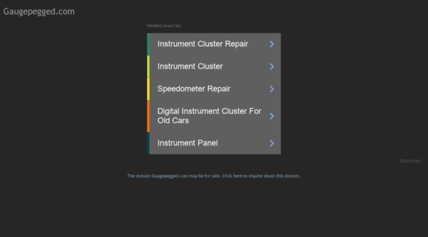 gaugepegged.com